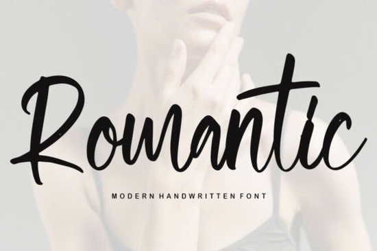 Romantic Font